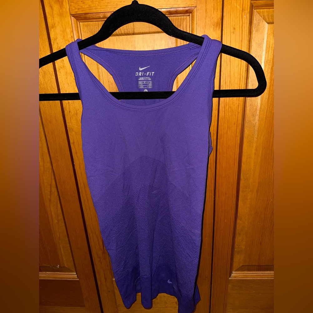 Nike Purple dri fit Tank Top XS